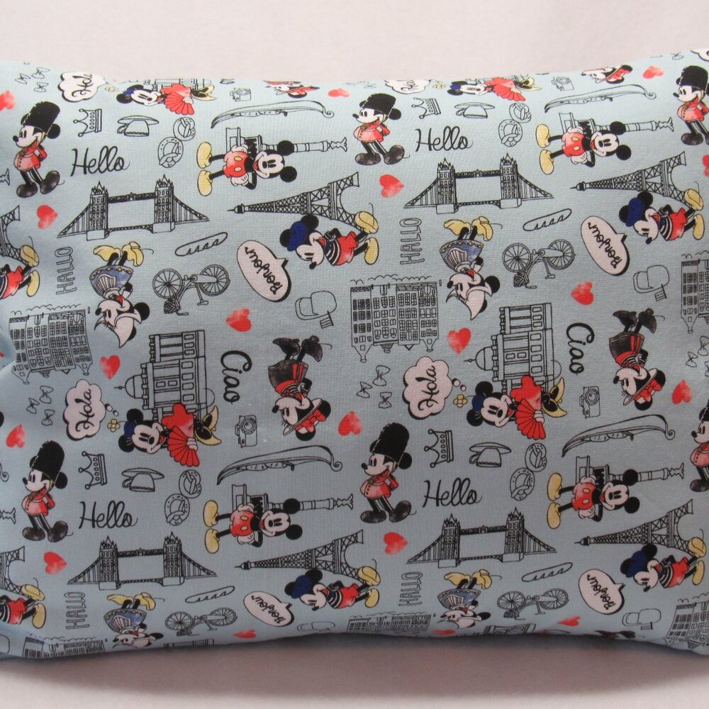 Mickey  & Minnie Hello Paris Travel Pillow